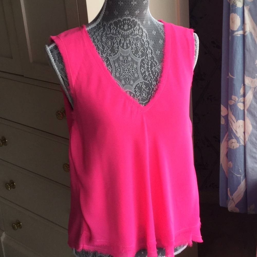 Hot pink top Rachel Roy Medium